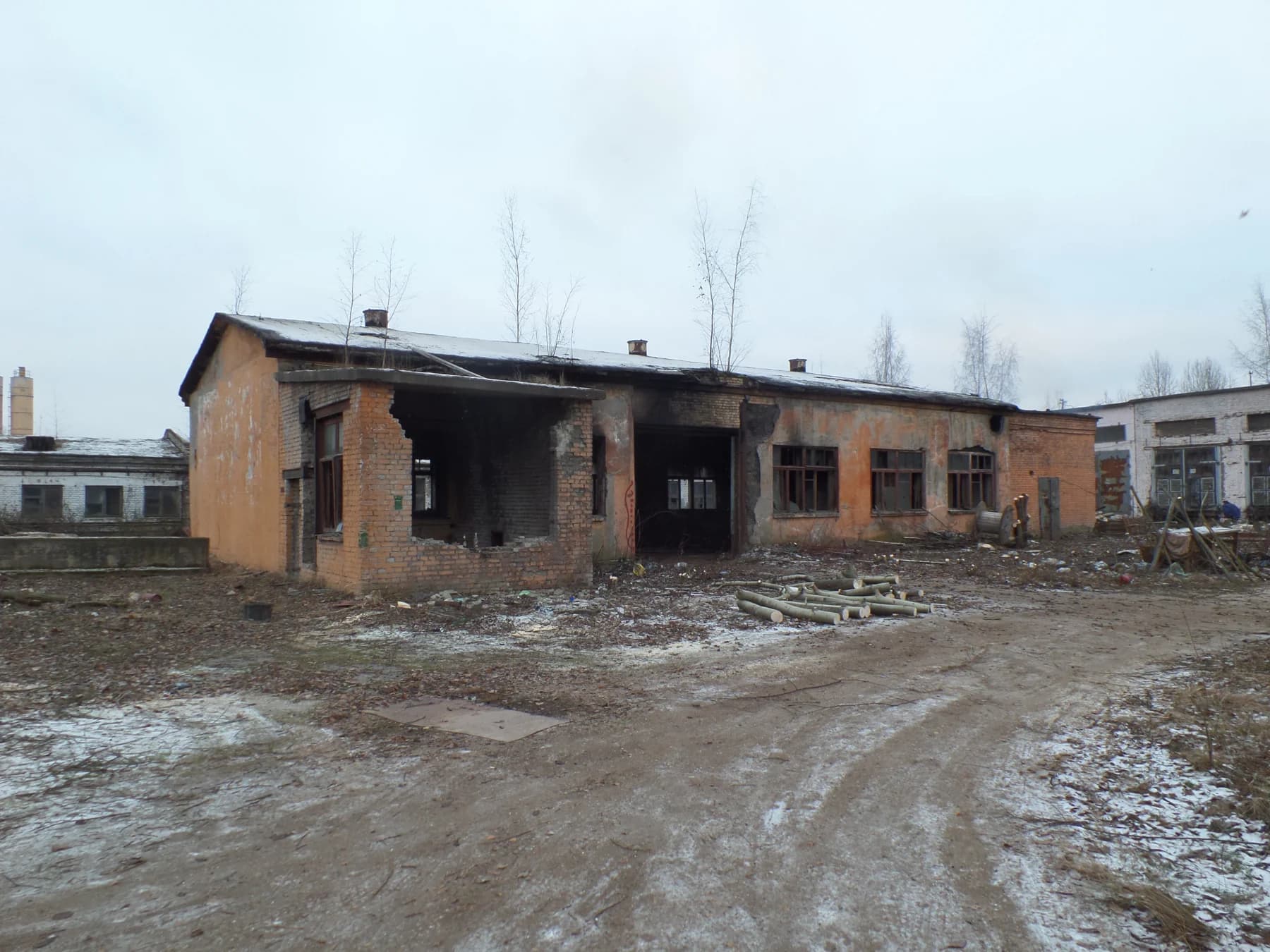 Общий вид производственного здания, литера НН